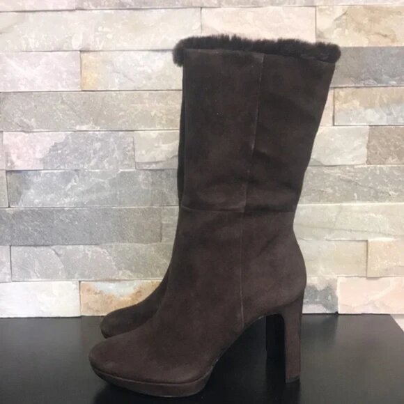 CALVIN KLEIN Pebbles Faux Shearling Lined Boot - Picture 4 of 6